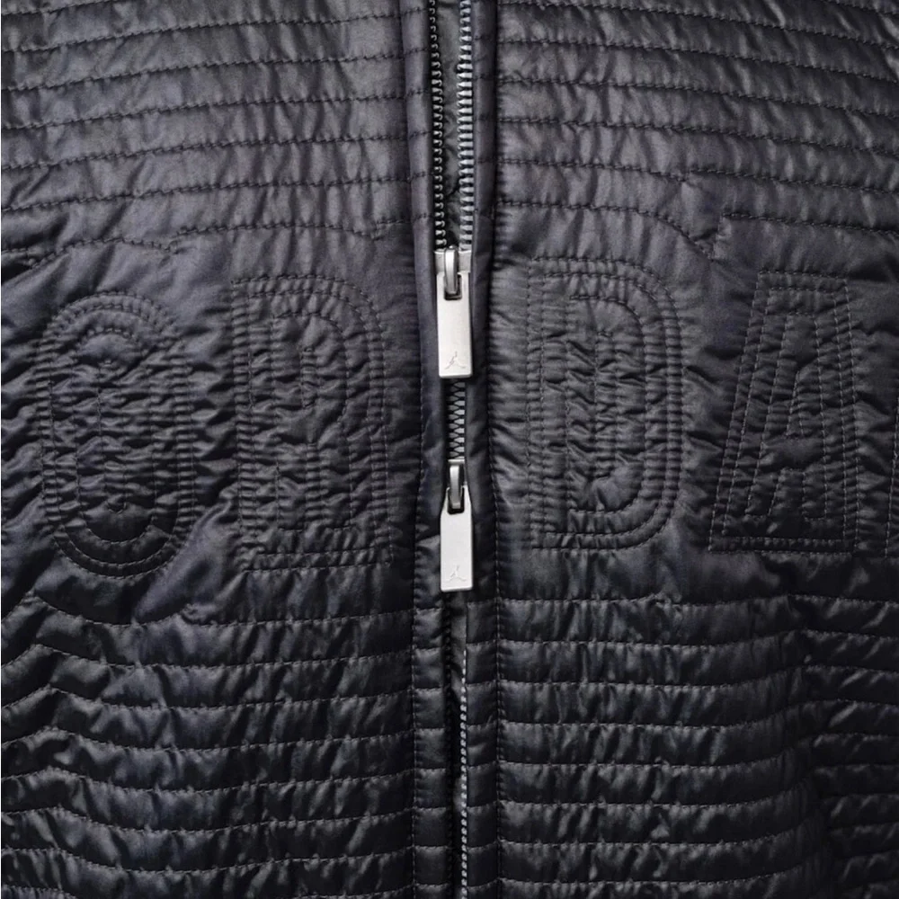 Jordan Flight Varsity Full-Zip Quilted Jacket Black Full-Zip II5324-010 Size S